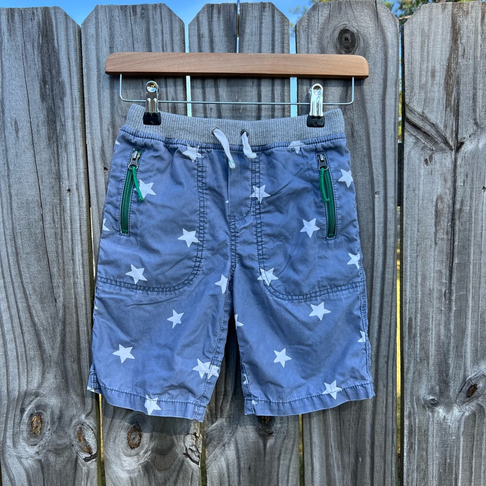 Mini Boden: Star Pattern Boys Shorts: Size 8 years